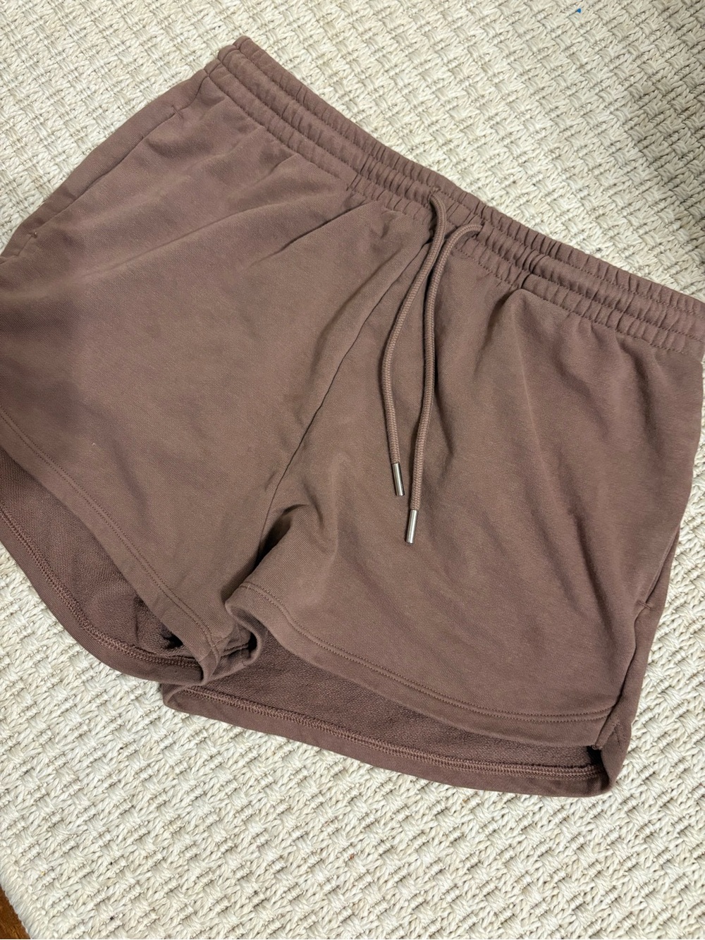 H&M Women's Brown Elastic Waist Athletic Shorts